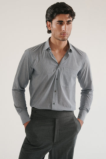 Striped Grey Shirt